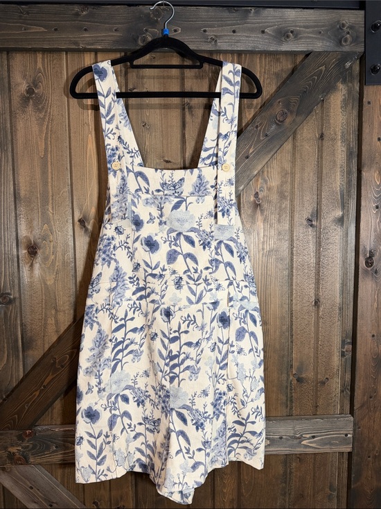 Cider Pants - Cider Blue Floral Cotton Romper